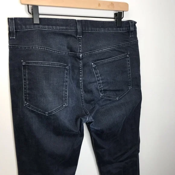 Acne Studios Town Twilight men’s skinny jeans dark wash button fly - Picture 8 of 11